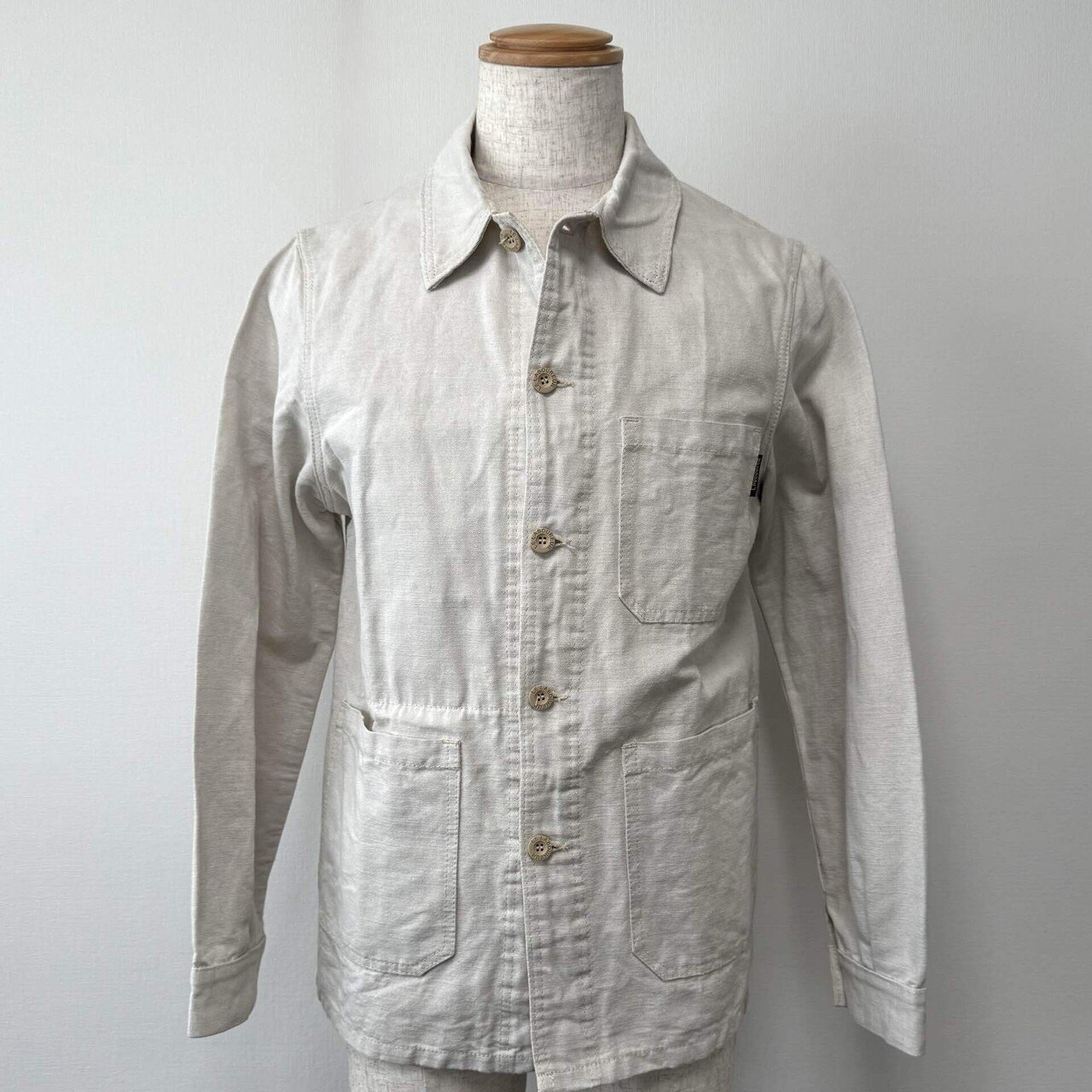 Le Laboureur コットンリネンカバーオール Le Laboureur》コットン×リネンカバーオール｜Kakko-Tradclothing