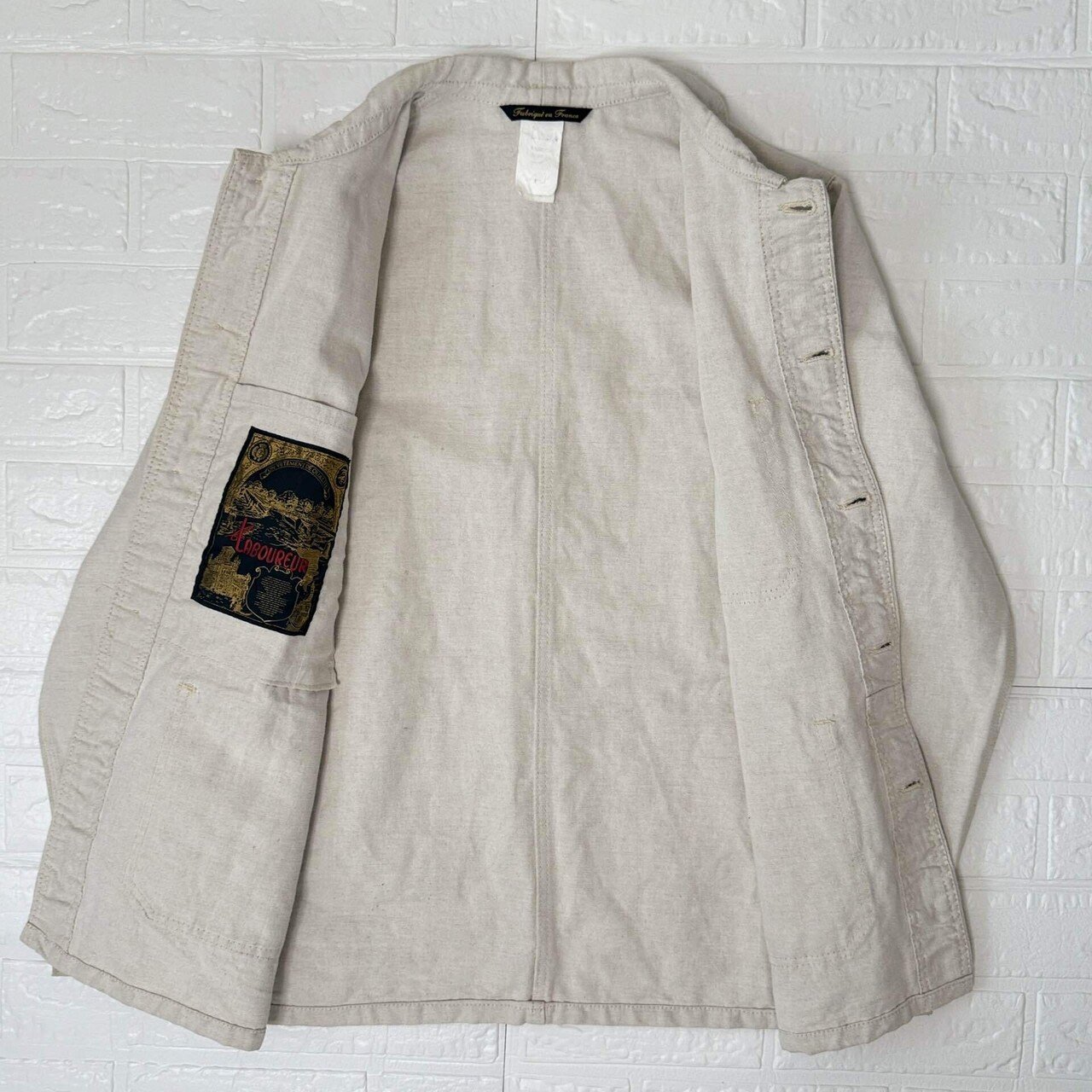 Le Laboureur》コットン×リネンカバーオール｜Kakko-Tradclothing