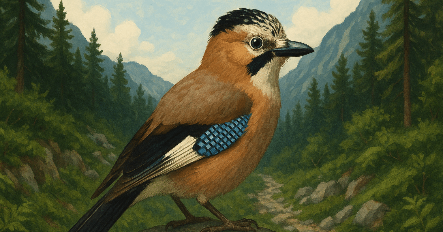 登山の勉強】野鳥の名前を覚えたいという話（カケス編）｜鶴木貞男