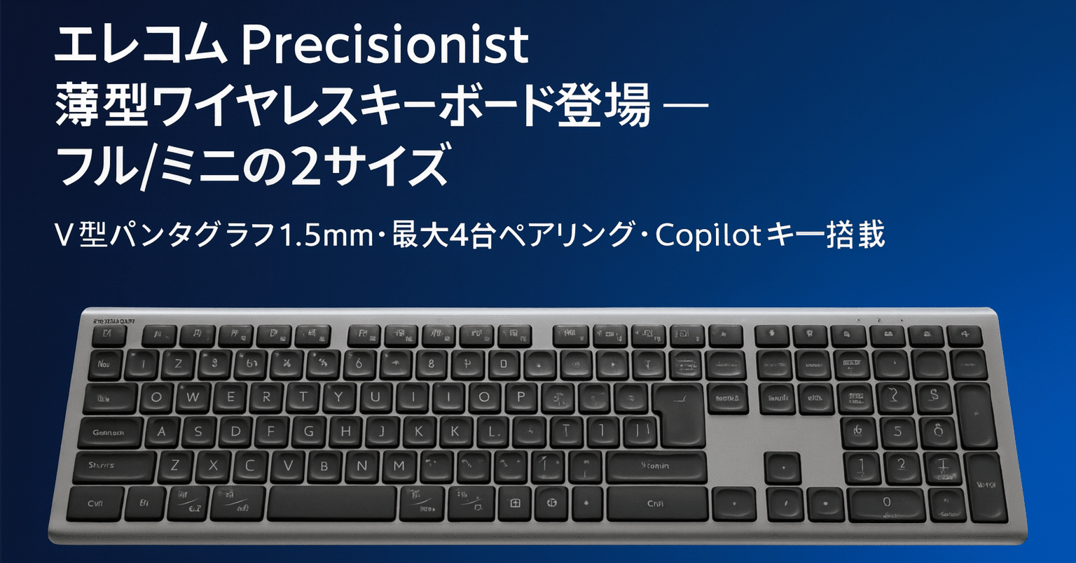 新製品紹介】エレコム Precisionist（プレシジョニスト）薄型