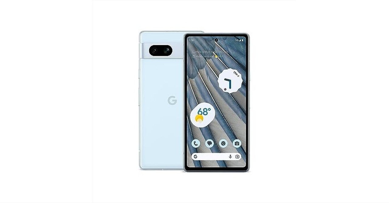Google pixel 7a sea 美品 Google PIXEL 7a 5G (Sea / Blue) GHL1X 128GB + 8GB RAM