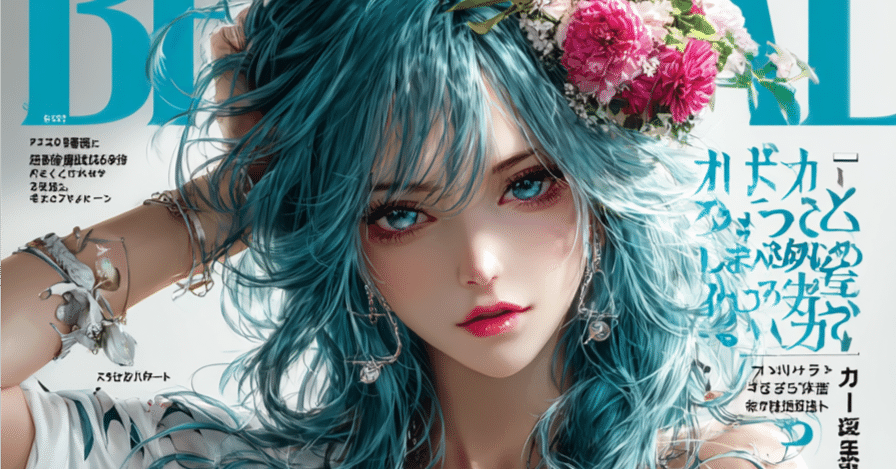 AI画像生成】Midjourney v7とniji 6で雑誌の表紙風画像を作って