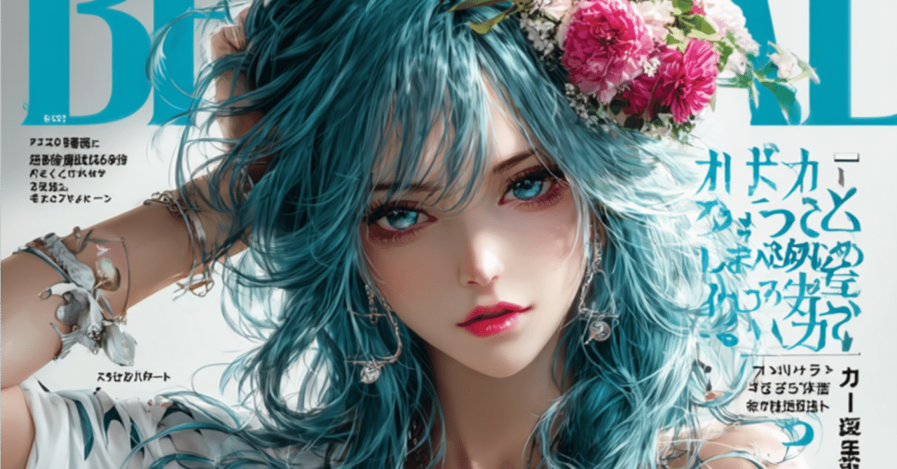 AI画像生成】Midjourney v7とniji 6で雑誌の表紙風画像を作ってみまし