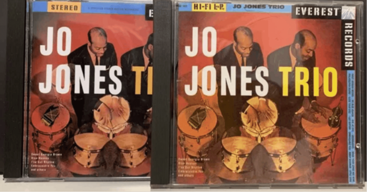 CDレビュー」『Jo Jones Trio』／ジョー・ジョーンズ(ds)／モノと