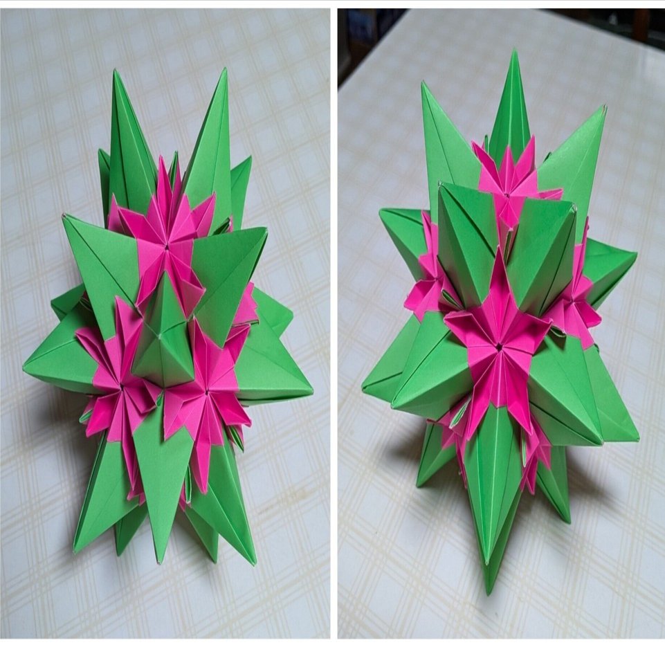 折り紙 4度目の『花寄せ』｜ScotchEgg