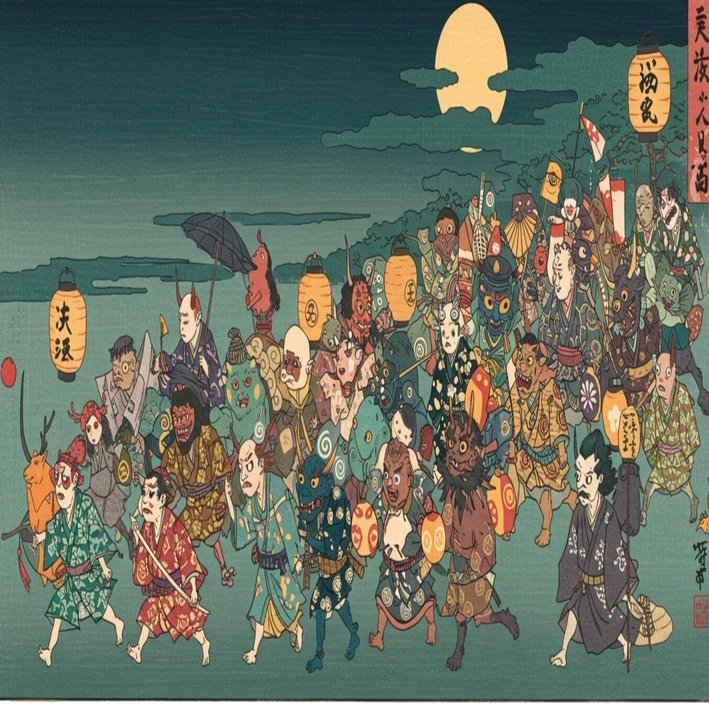 歌詞「百鬼夜行ファンク／Hyakky Yako: 100 Monster Funk Parade in