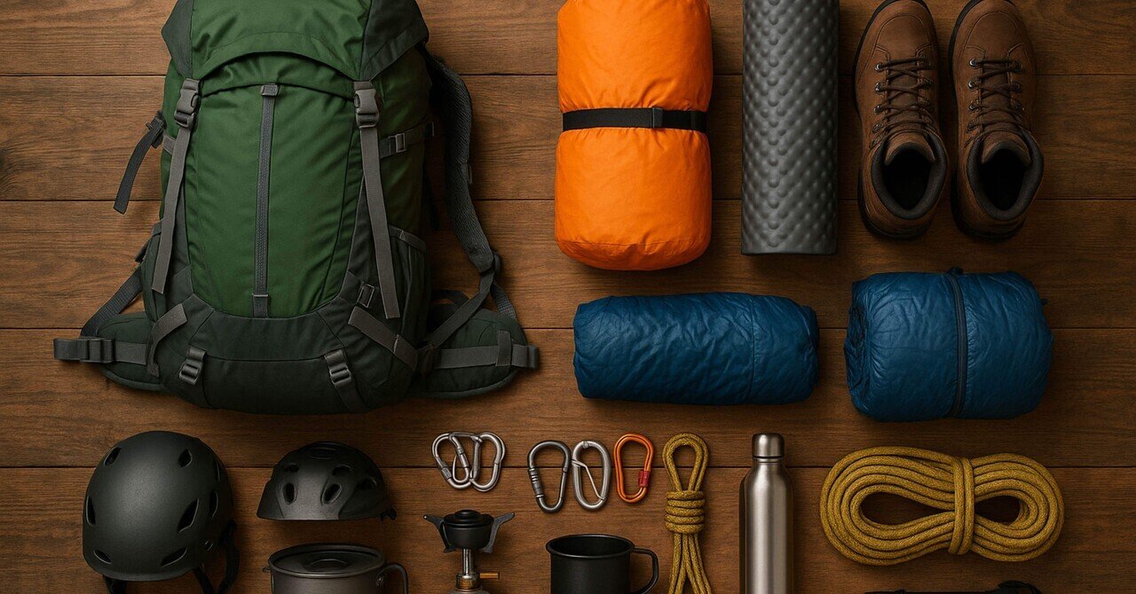 登山セットです(^^) 無料]登山の装備をイチから揃えるなら？（登山未経験＆初心者