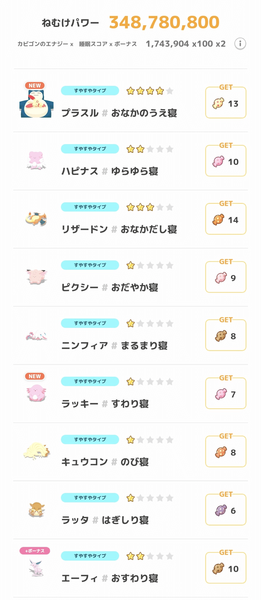 644_EXモード実装前日【ポケモンスリープ攻略記▽】｜nait