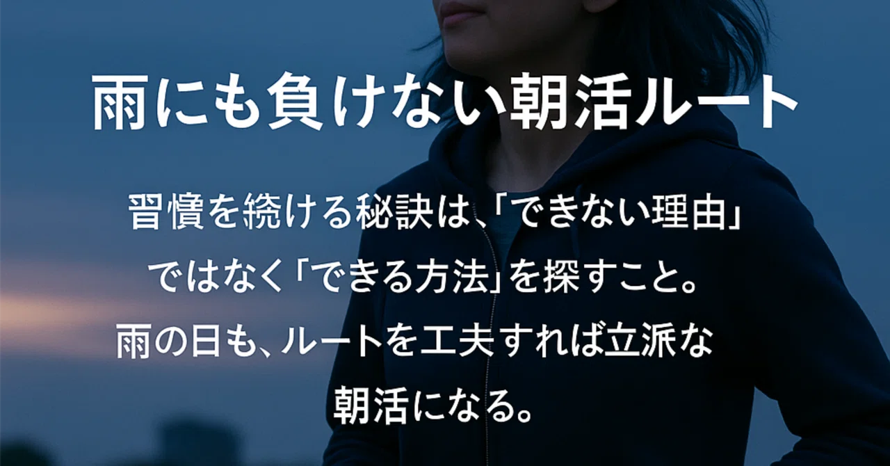 Not Losing to the Rain｜毎朝のつぶやき集