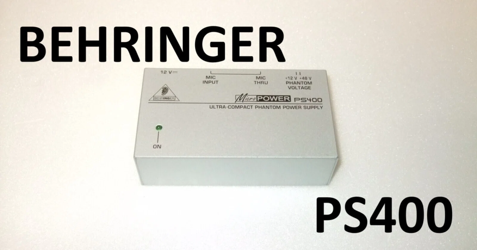 BEHRINGER ファンタム電源（PS400）｜モメドラム