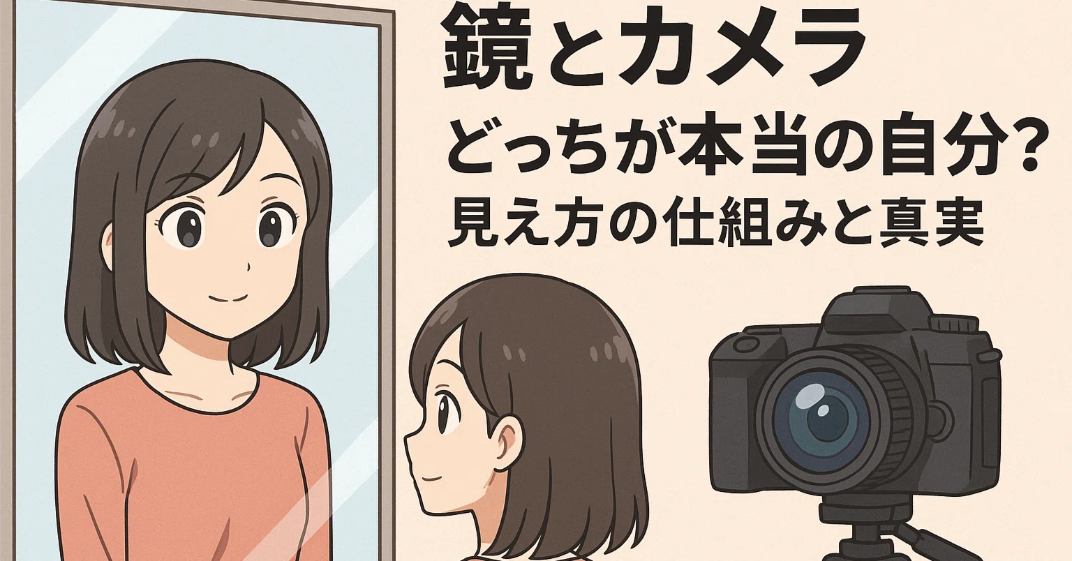 写真 と 鏡 どっち が 本当