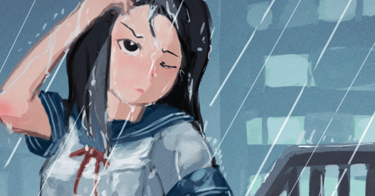 JustKeepDrawing#059 雨降られ｜cubokta