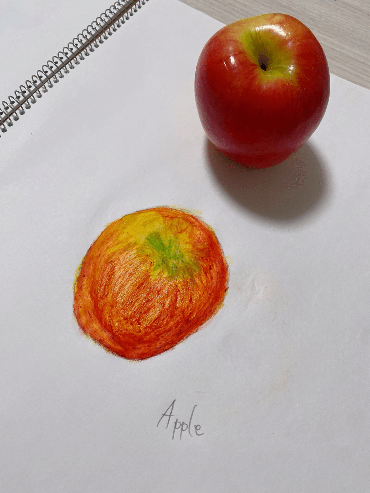 絵描きhiro C「林檎ひとりきり(JAZZりんご)」 りんご🍎を描きました🎨｜Yuriel🪽