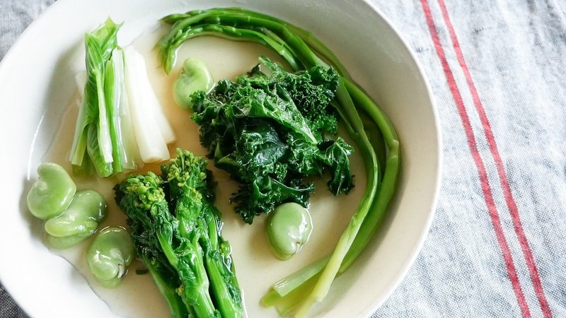 春野菜を味わう おひたし 美窪たえ おとな料理制作室 Note