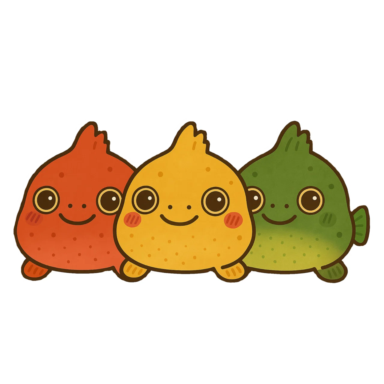 LINEスタンプ】うおうおダンゴウオ｜寺島あいこの日常