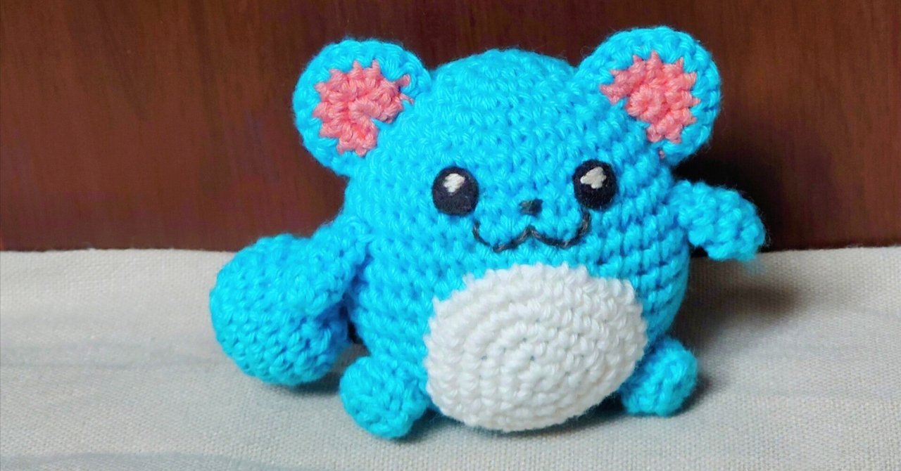 まりもアカウント あみぐるみ How to connect Amigurumi parts [How to knit a mash③