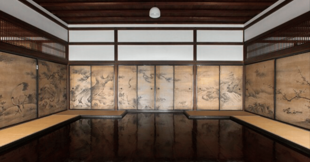 掛軸 狩野探幽筆 四季花鳥図 四幅対 木箱入り 永平寺蔵表記 狩野永徳