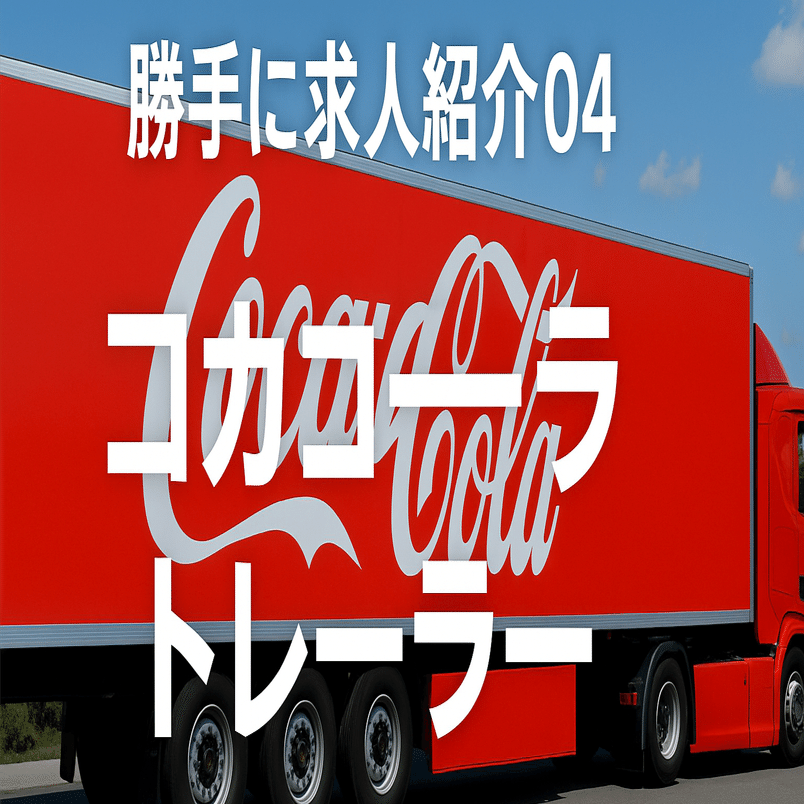 🚛 勝手に求人紹介04｜憧れのコカ・コーラ大型ドライバー｜THE TRAILER
