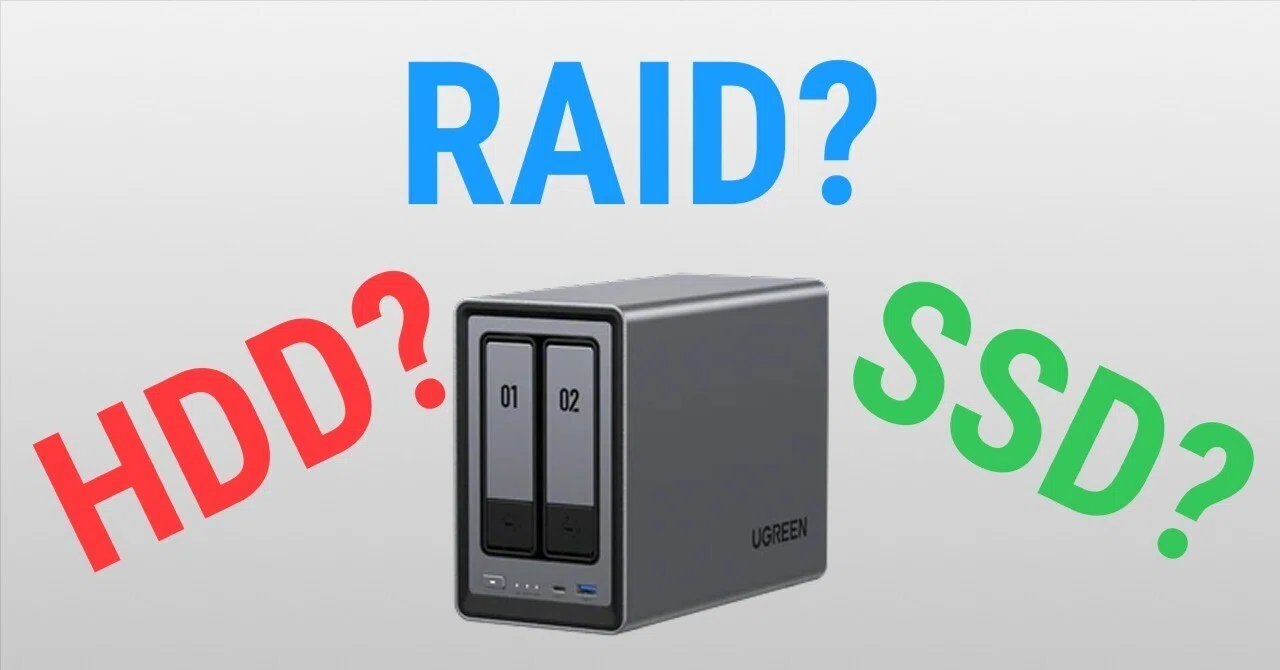 UGREEN NASync DXP2800のHDD・SSD・UPSの選び方【初心者向け完全ガイド
