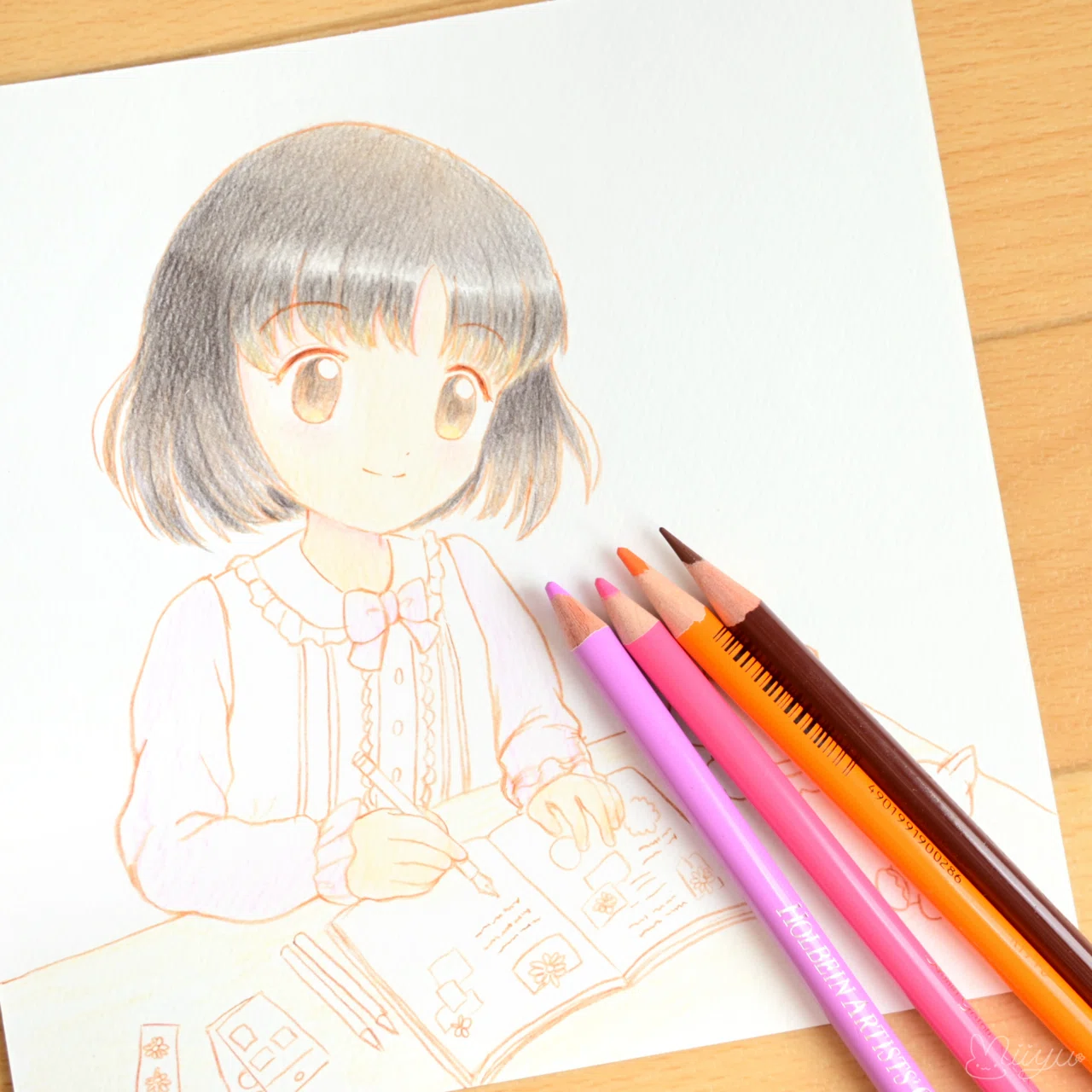 激安人気 ゆ*り様 手描きイラスト オリジナルイラスト コピック