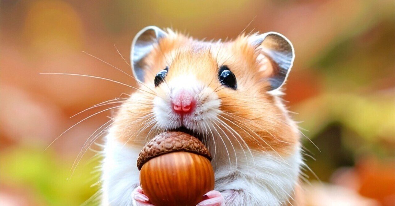 AIハムスターのスマホ壁紙5枚セット【秋テーマ】｜ベルベットR