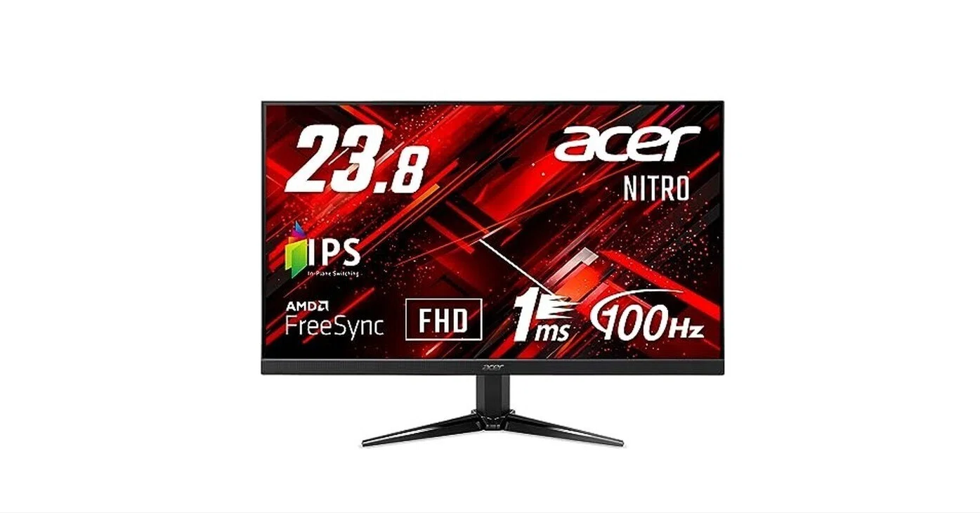 PC/タブレット acer ゲーミングモニター 24.5型 フルHD KG251QHbmidpx