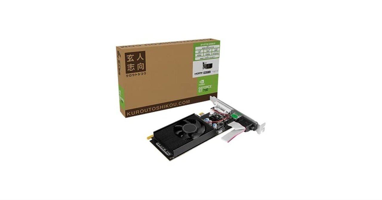 玄人志向 NVIDIA GeForce GT730 搭載 ロープロファイル対応