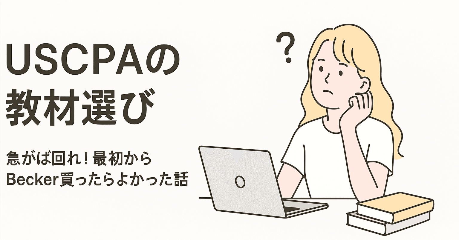 USCPA アビタス BEC v7.11 USCPAの教材選び | 急がば回れ！最初からBecker買ったらよかった話
