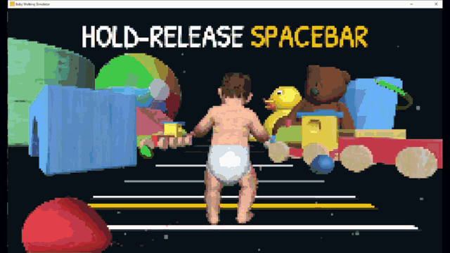 赤ちゃんを操作して歩行王になれ Baby Walking Simulator をプレイ らっせる Note 赤ちゃんを操作して歩行王になれ Baby Walking Simulator をプレイ らっせる Note