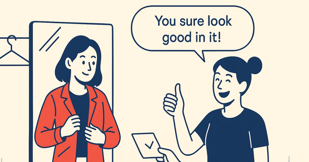 【2025/08/12】さりげなく褒める一言 ― “You sure look good in it.”-毎日英語ワンフレーズ｜Empire ...