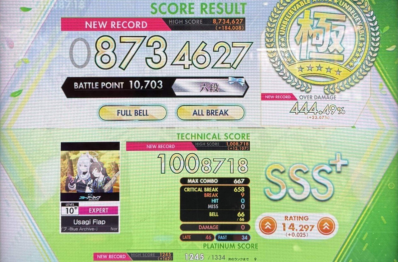 オンゲキ日記】初のMASTERフルベル&オールブレイク達成！｜Moon