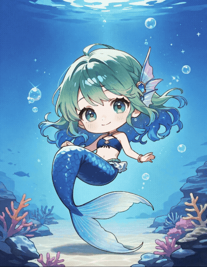 PixAI】人魚コレクション｜ゆっきー🧪ゆっきーの人生実験室🧫