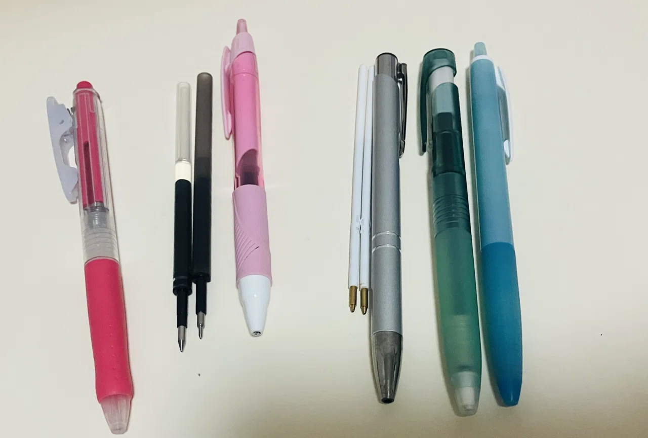 ボールペンのクリップが折れてしまった!捨てないで使うことにして