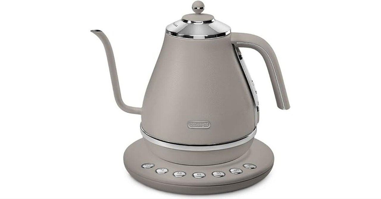 デロンギ　アイコナ　カフェケトル【KBOE1230J-GY】 Amazon | De'Longhi (デロンギ) 電気カフェケトル アイコナ