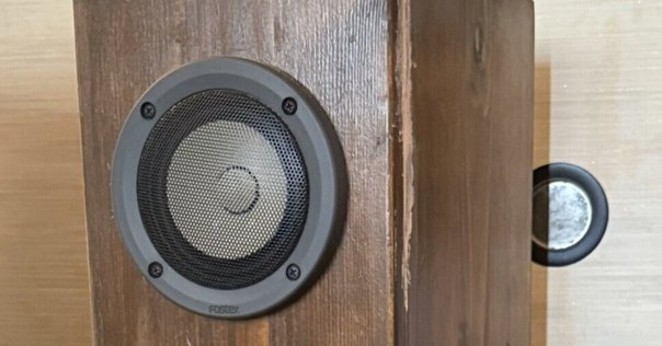 再出品です：Fostex 4\" バックロードホーン（エージング済） 再出品です：Fostex 4 バックロードホーン（エージング済）