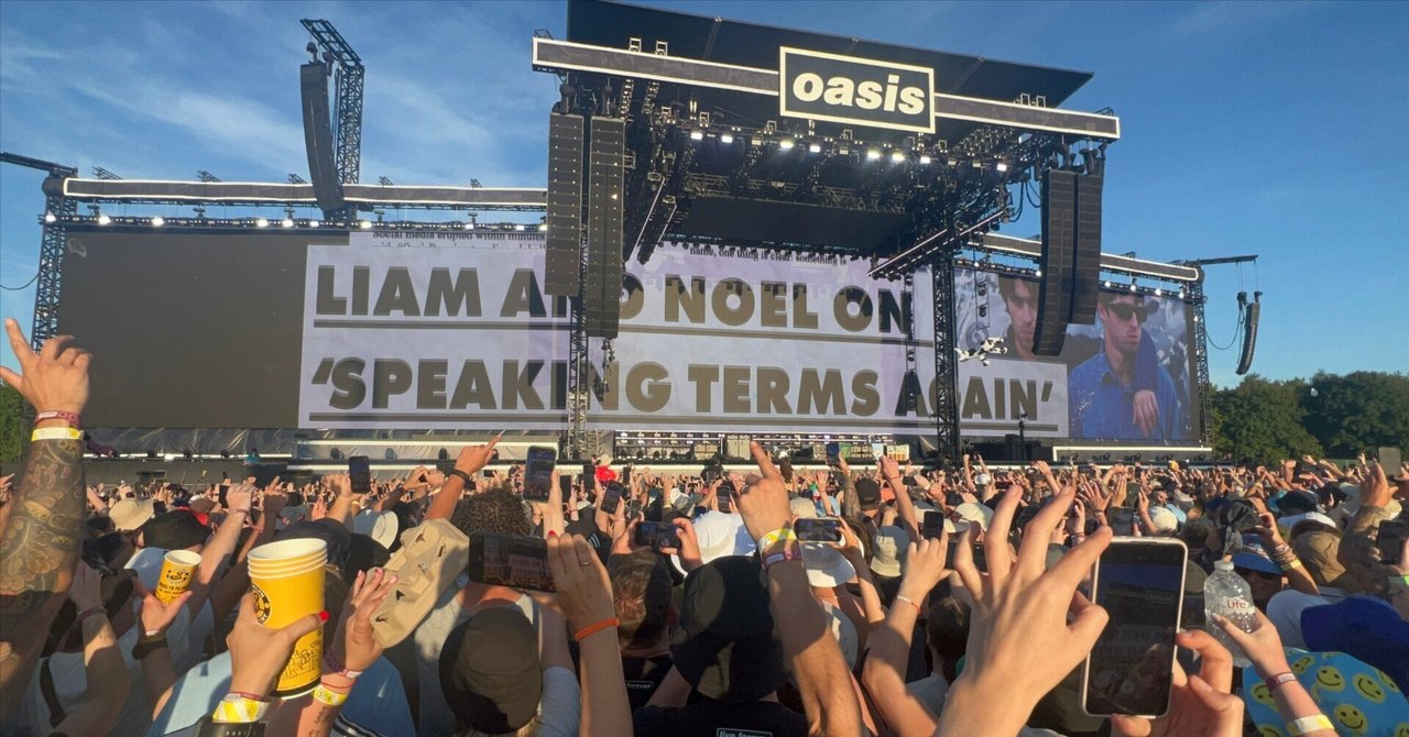 2025イギリス】マンチェスターに行ってOasisの再結成ライブを2