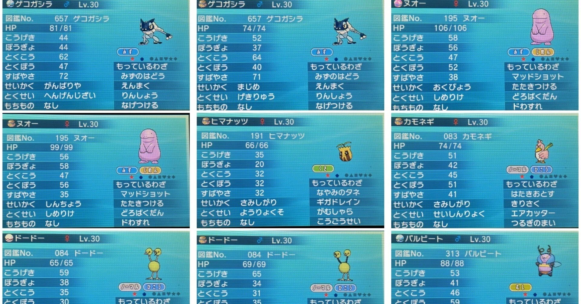 フレンドサファリで1万回エンカウントして色違い確率を検証してみた