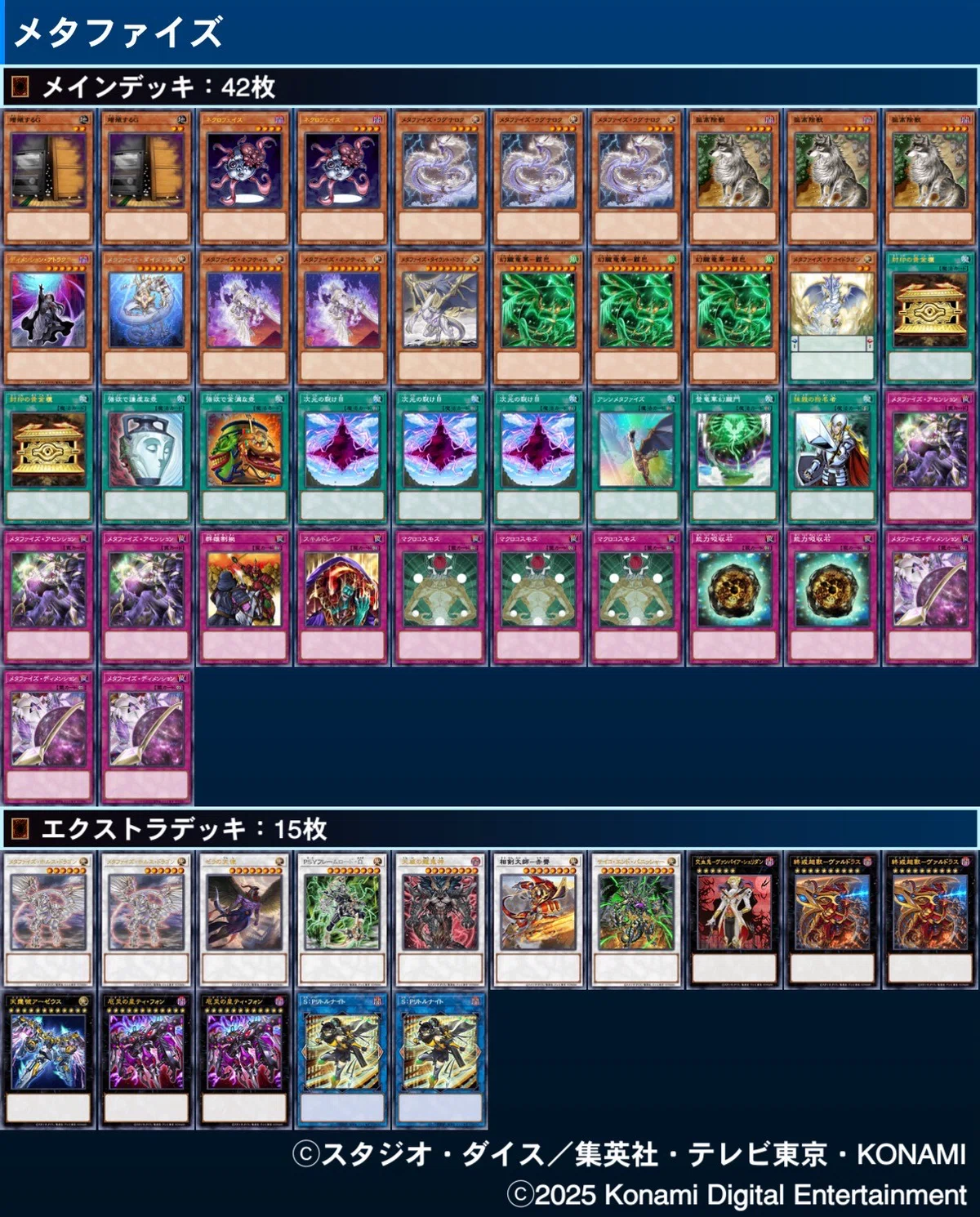 遊戯王MD】2025年4-8月 デッキまとめ｜クラミドモナス