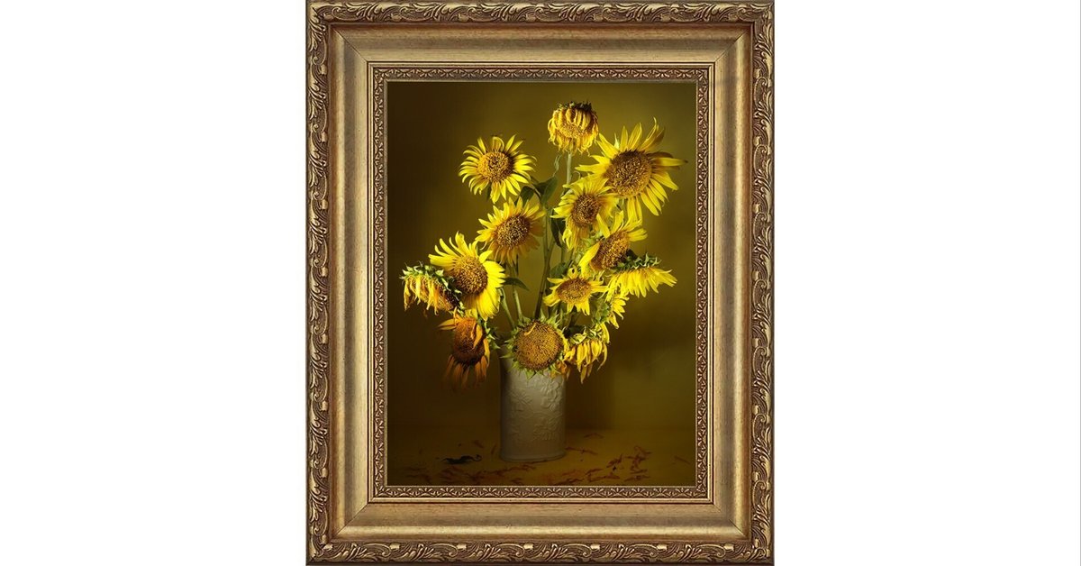 Gogh Gokko Sunflowers｜ALAO YOKOGI 横木安良夫