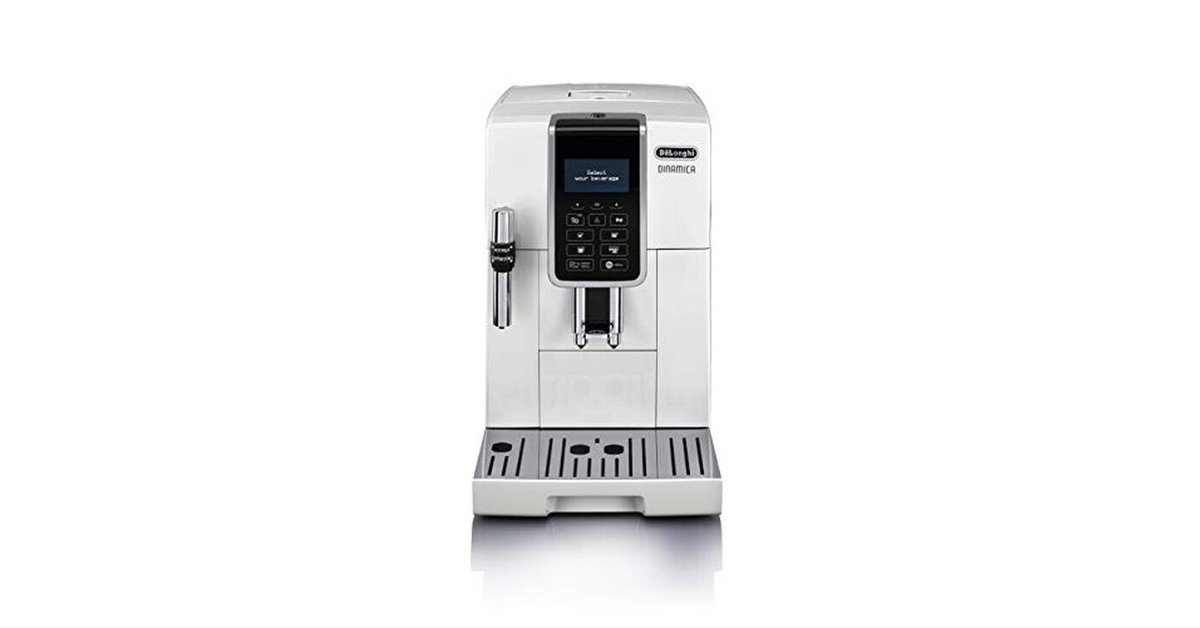 DeLonghi ディナミカ 全自動コーヒーマシン ECAM35035 ホワイト ディナミカ 全自動コーヒーマシン ホワイト ECAM35035W