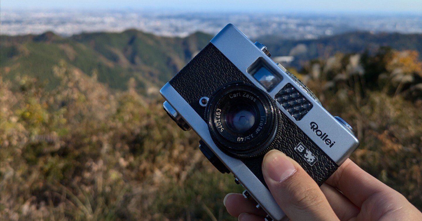 懐中カメラ Rollei B35｜山にも街にも持ち出しやすいコンパクト