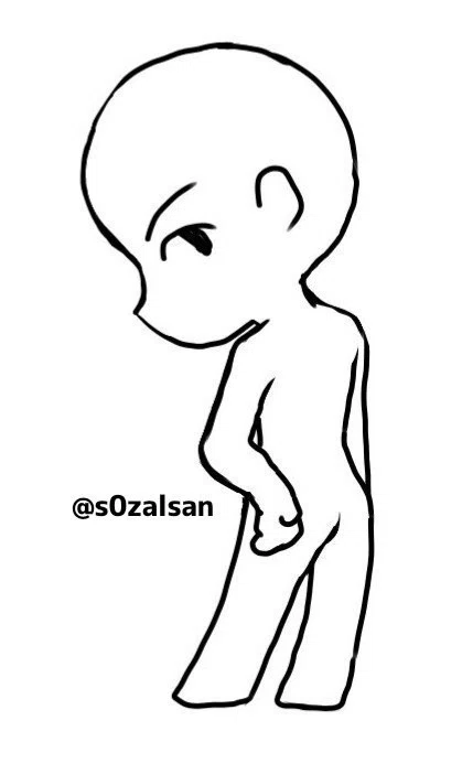 ミニキャラの立ち絵 トレース素材用倉庫 Note Note