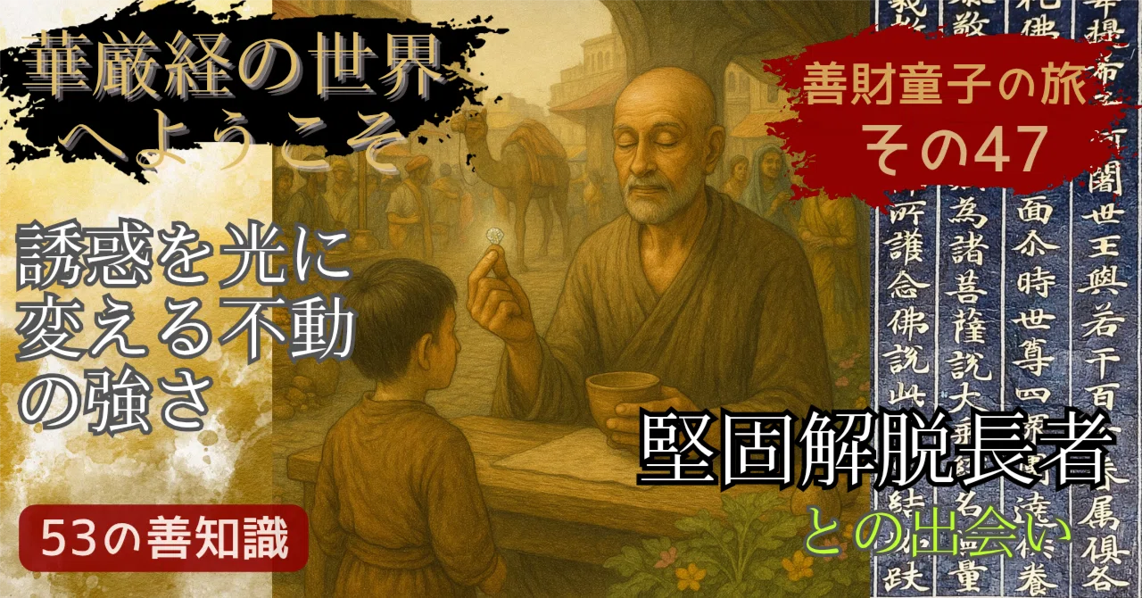 仏教を学ぶ】華厳経の入法界品、善財童子の53人と出会う物語｜Kagesou