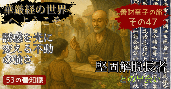 仏教を学ぶ】華厳経の入法界品、善財童子の53人と出会う物語｜Kagesou