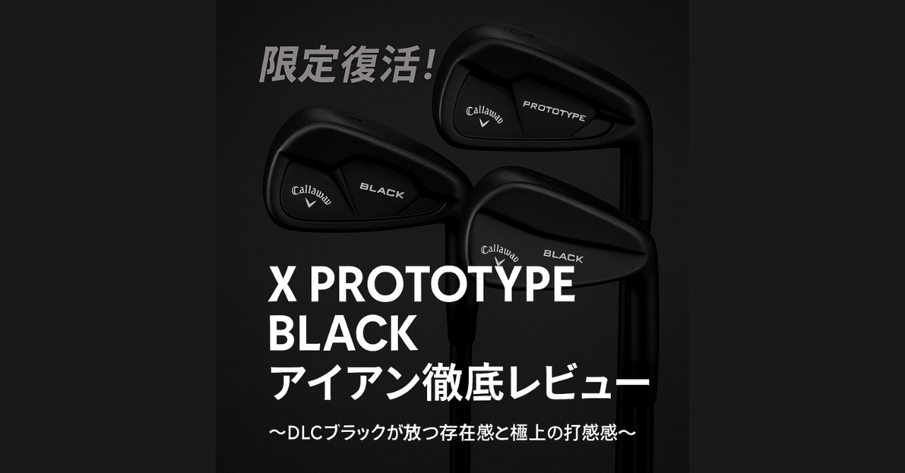 リアルブラック(プロフ必読) 現在注文受付中！】限定復活！X PROTOTYPE BLACKアイアン徹底