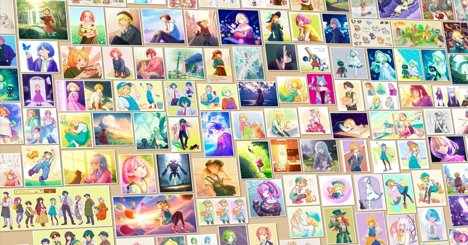 35歳からイラストの練習を始めて3年で150枚くらい描いたので、気づいた