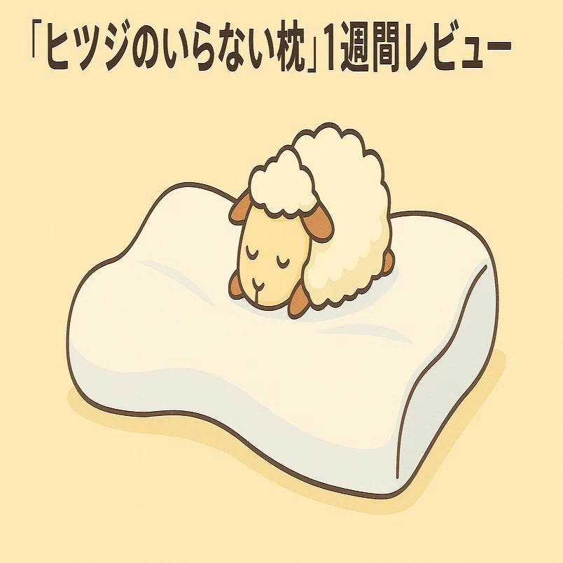 ヒツジのいらない枕　タニカ 羊イラスト枕 1年保証付き ヒツジのいらない枕 タニカ 羊イラスト枕 1年保証付き 【公式通販】
