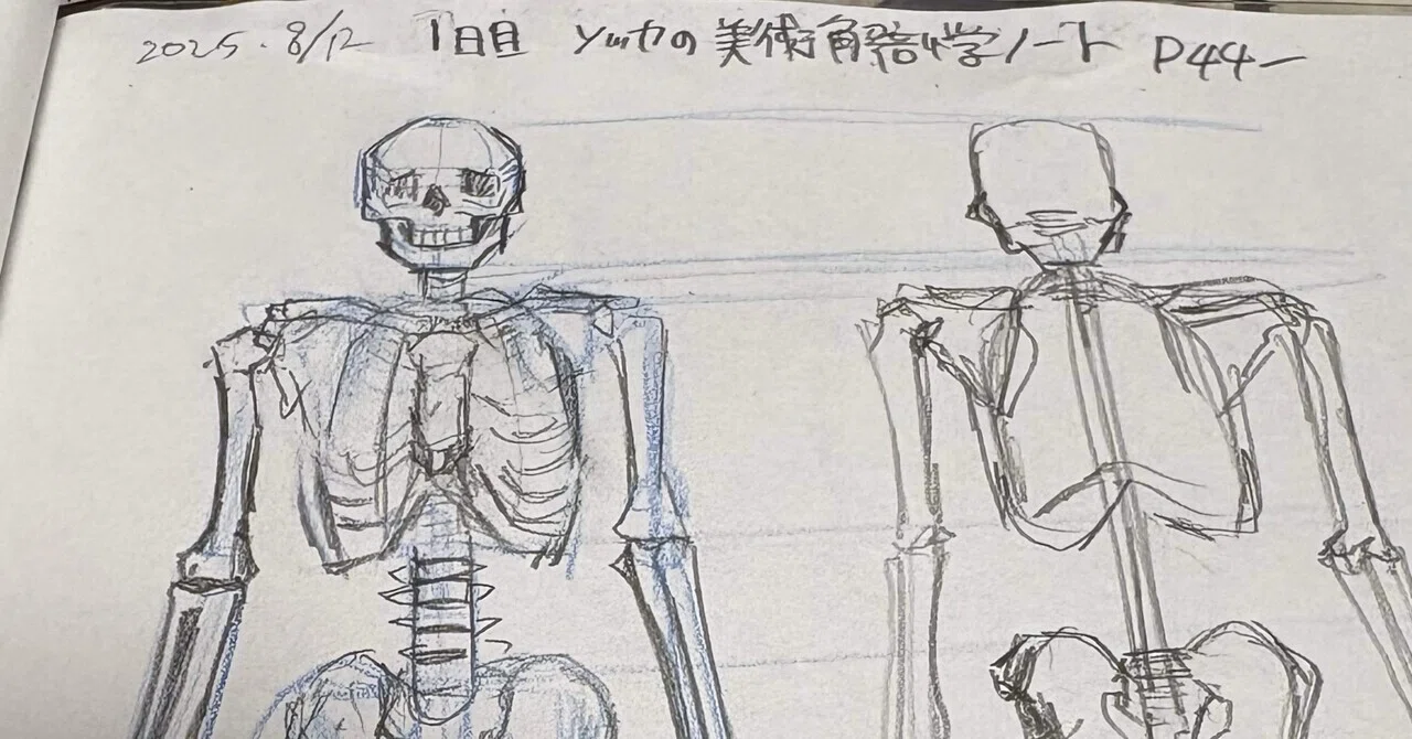 1日目】毎日絵を描くとどれぐらい上達するのか？【365日チャレンジ