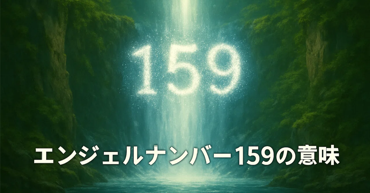 【エンジェルナンバー159の意味】人生の新たなステージへ進む勇気と変化の兆し｜Twosouls Reading