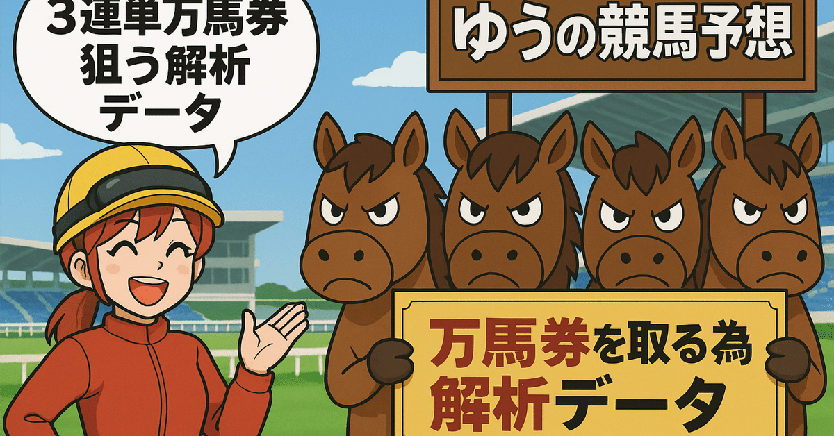 万馬券を取る為の解析データ 5/24-8/10成績詳細｜fugyalyosou